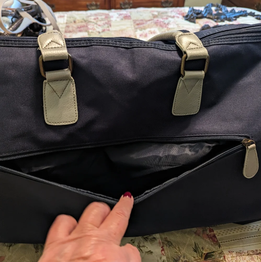 Foldable Canvas luggage set of 2